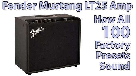 fender mustang lt25 preset list.